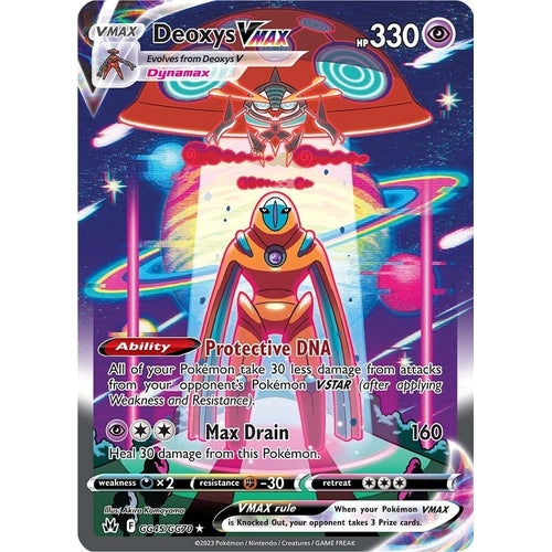 Deoxys VMAX (GG45/GG70) (Crown Zenith: Galarian Gallery) - PokéBox Australia