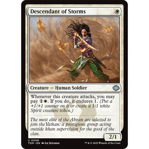 Descendant of Storms (8) (Tarkir: Dragonstorm) - PokéBox Australia
