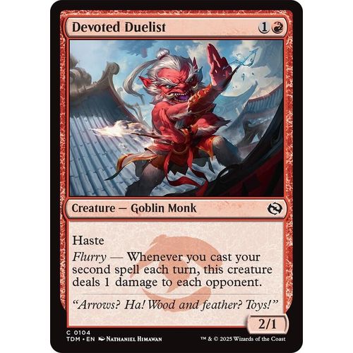 Devoted Duelist (104) (Tarkir: Dragonstorm) - PokéBox Australia