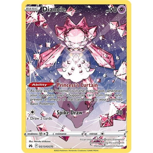 Diancie (GG13/GG70) (Crown Zenith: Galarian Gallery) - PokéBox Australia