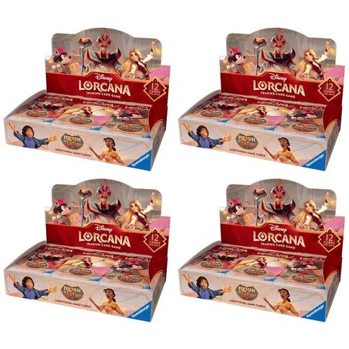 Disney Lorcana TCG - Set 8: Reign of Jafar 4x Booster Box (SEALED CASE) - PokéBox Australia