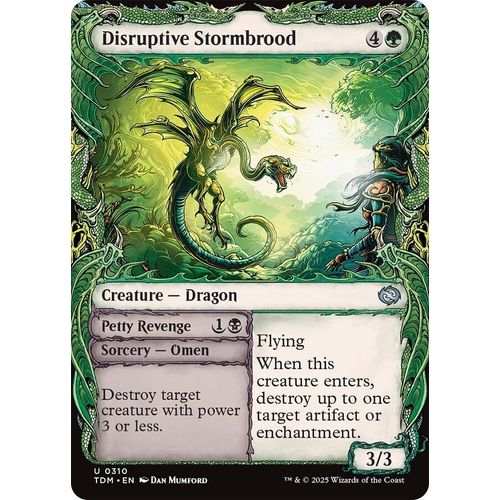 Disruptive Stormbrood (Showcase) (310) (Tarkir: Dragonstorm) - PokéBox Australia