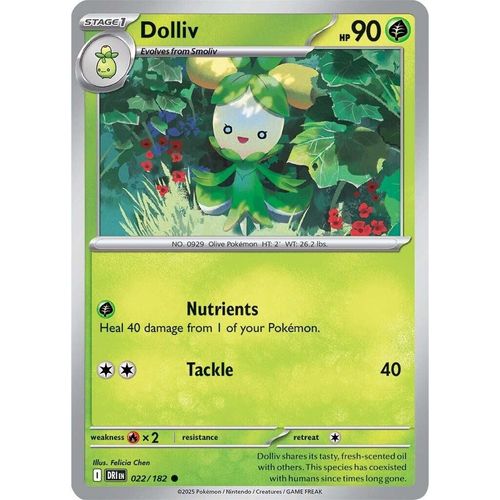Dolliv (022/182) (SV10: Destined Rivals) - PokéBox Australia