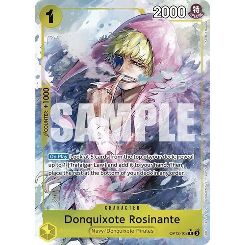Donquixote Rosinante (108) (Alternate Art) (OP12 - 108) (Legacy of the Master) - PokéBox Australia