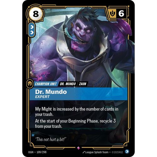 Dr. Mundo - Expert (109/298) (Origins) - PokéBox Australia