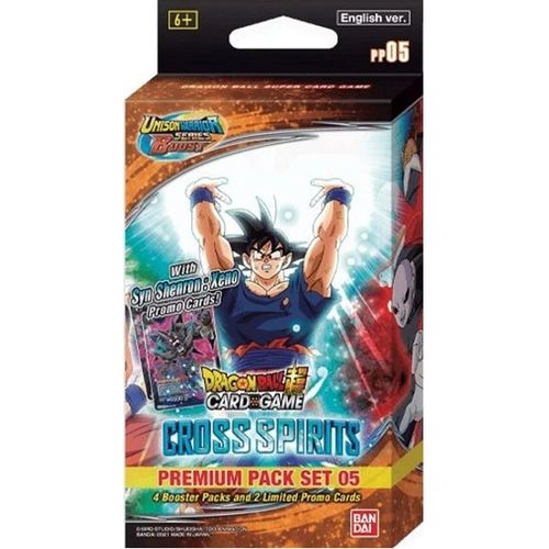 Dragon Ball Super Card Game Cross Spirits Unison Warrior Series 14 UW5 Premium Pack - PokéBox Australia
