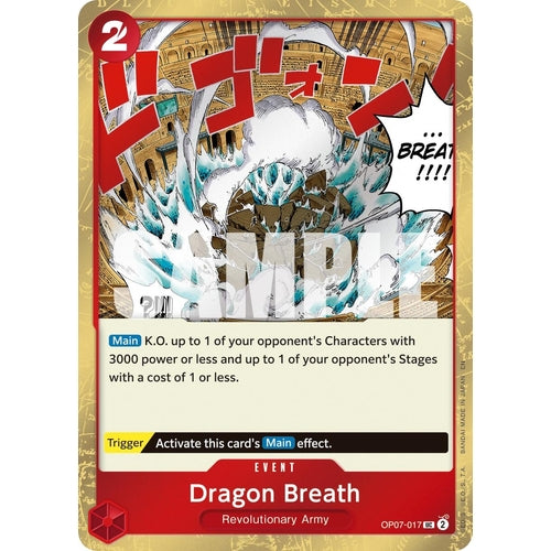 Dragon Breath (Pirate Foil) (OP07 - 017) (Premium Booster - The Best - Vol. 2) - PokéBox Australia