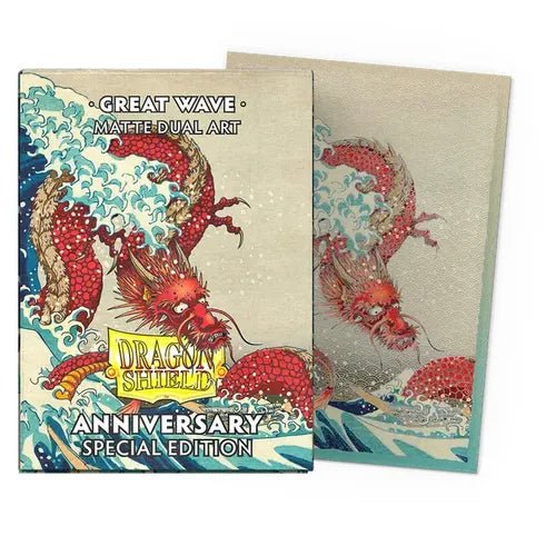 Dragon Shield - Matte Dual Art - Anniversary Special Edition: Great Wave - PokéBox Australia