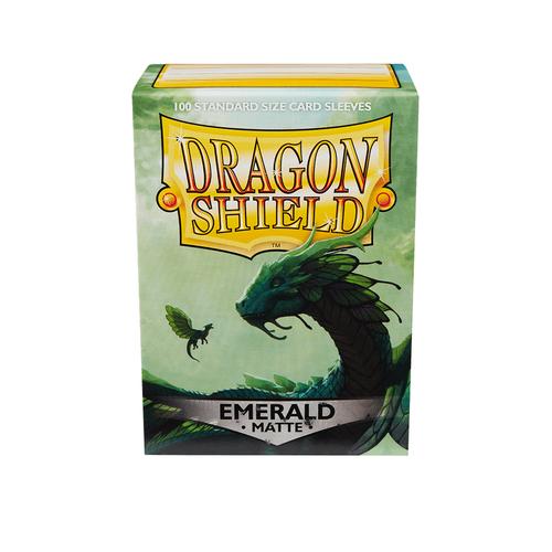Dragon Shield - Standard Emerald Matte Sleeves 100 pack - PokéBox Australia