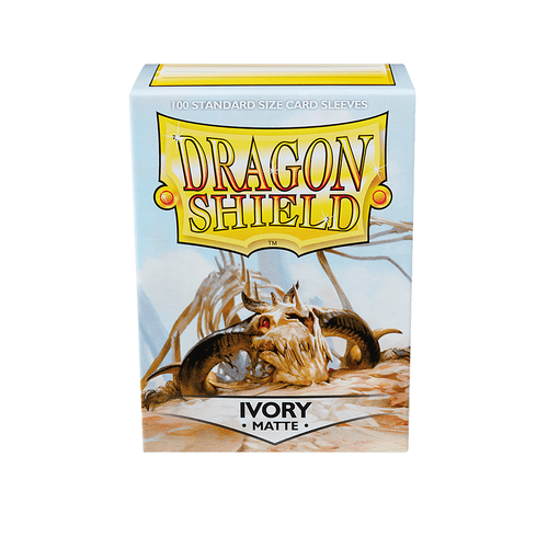 Dragon Shield - Standard Ivory Matte Sleeves 100 pack - PokéBox Australia