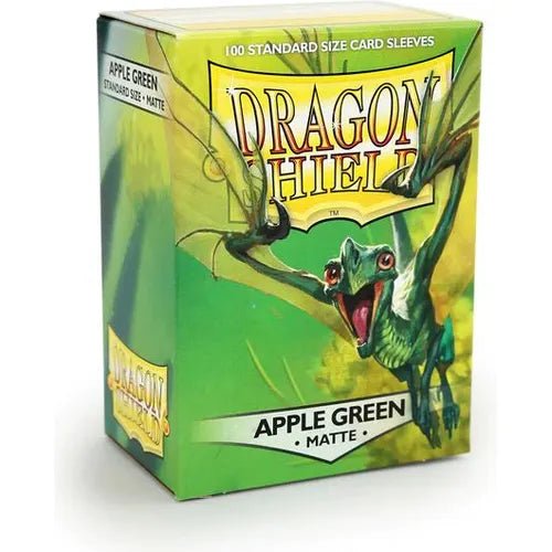Dragon Shield - Standard Matte Green Apple Sleeves 100 pack - PokéBox Australia