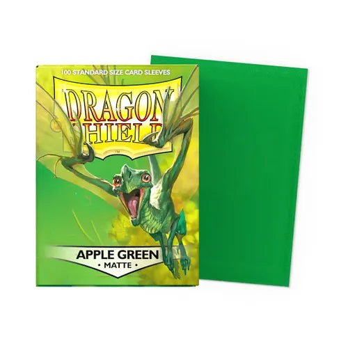 Dragon Shield - Standard Matte Green Apple Sleeves 100 pack - PokéBox Australia