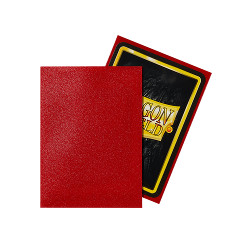 Dragon Shield - Standard Matte Ruby Sleeves 100 pack - PokéBox Australia
