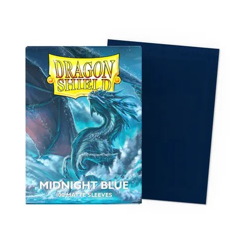 Dragon Shield - Standard Midnight Blue Matte Sleeves 100 pack - PokéBox Australia