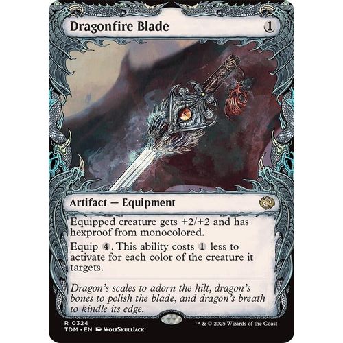 Dragonfire Blade (Showcase) (324) (Tarkir: Dragonstorm) - PokéBox Australia
