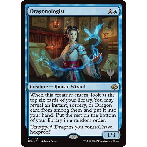 Dragonologist (42) (Promo Pack: Tarkir: Dragonstorm) - PokéBox Australia