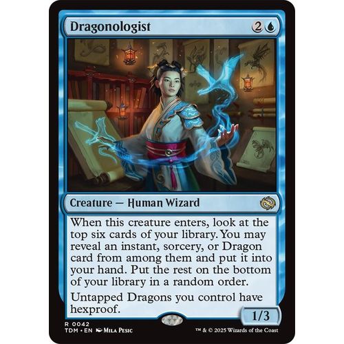 Dragonologist (42) (Tarkir: Dragonstorm) - PokéBox Australia