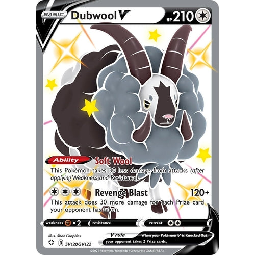 Dubwool V (SV120/SV122) (Shining Fates: Shiny Vault) - PokéBox Australia