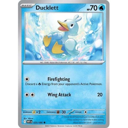 Ducklett (025/086) (SV: White Flare) - PokéBox Australia