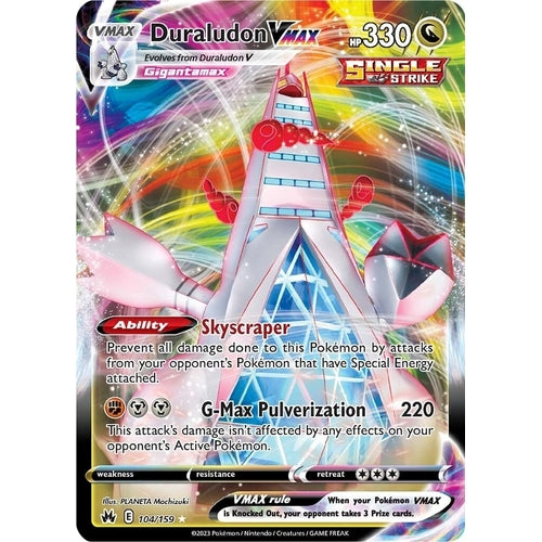 Duraludon VMAX (104/159) (Crown Zenith) - PokéBox Australia