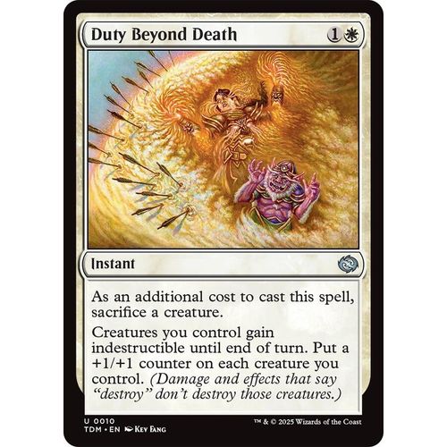Duty Beyond Death (10) (Tarkir: Dragonstorm) - PokéBox Australia