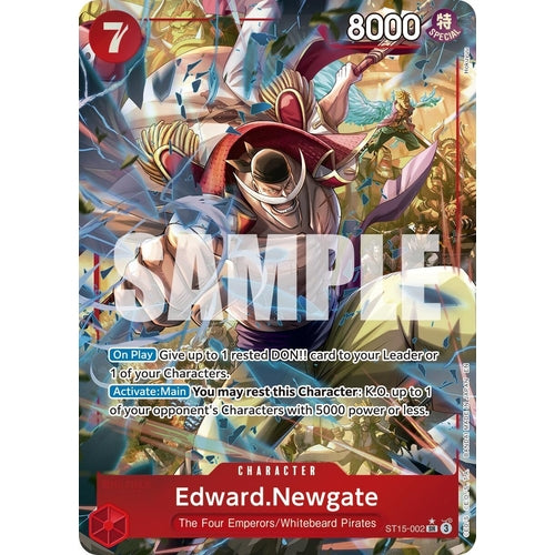Edward.Newgate - ST15 - 002 (Alternate Art) (ST15 - 002) (Premium Booster - The Best - Vol. 2) - PokéBox Australia
