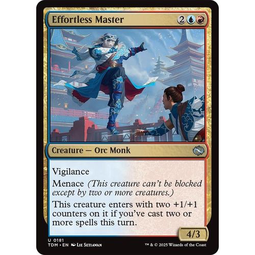 Effortless Master (181) (Tarkir: Dragonstorm) - PokéBox Australia