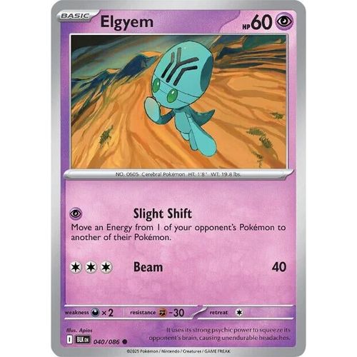 Elgyem (040/086) (SV: Black Bolt) - PokéBox Australia