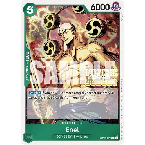 Enel (Judge Pack Vol. 6) (OP10 - 025) (One Piece Promotion Cards) - PokéBox Australia