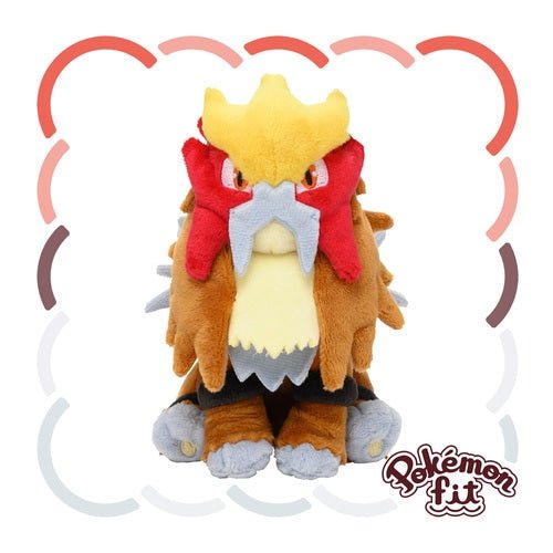 Entei 244 - Pokémon Centre Fit Plush - PokéBox Australia