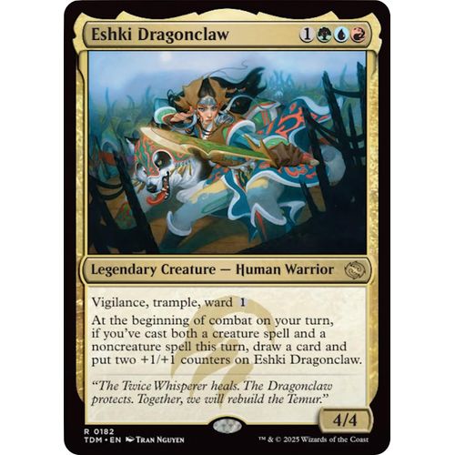 Eshki Dragonclaw (182) (Tarkir: Dragonstorm) - PokéBox Australia