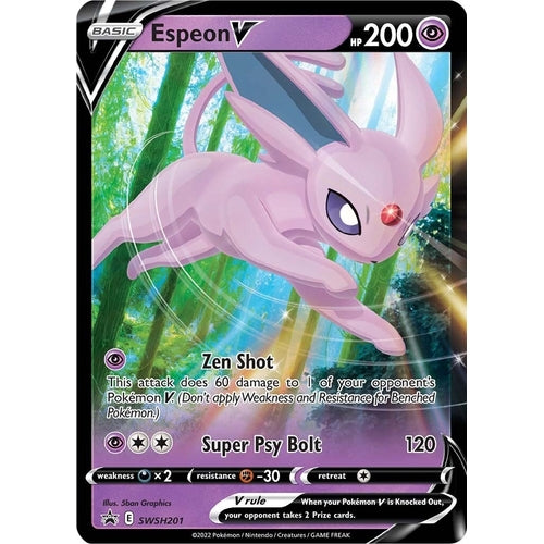 Espeon V - SWSH201 (SWSH201) (SWSH: Sword & Shield Promo Cards) - PokéBox Australia