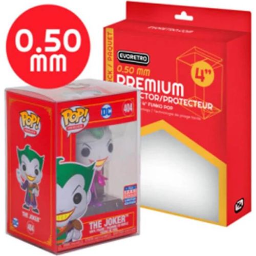 EVORETRO - Premium Funko Pop Plastic Protector - 10pc Pack - PokéBox Australia