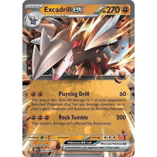 Excadrill ex (046/086) (SV: Black Bolt) - PokéBox Australia