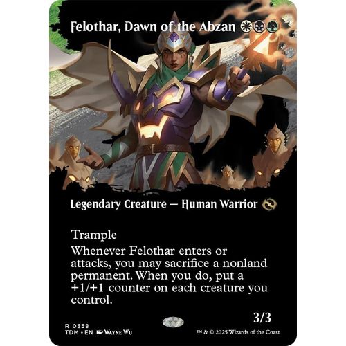 Felothar, Dawn of the Abzan (Borderless) (358) (Tarkir: Dragonstorm) - PokéBox Australia