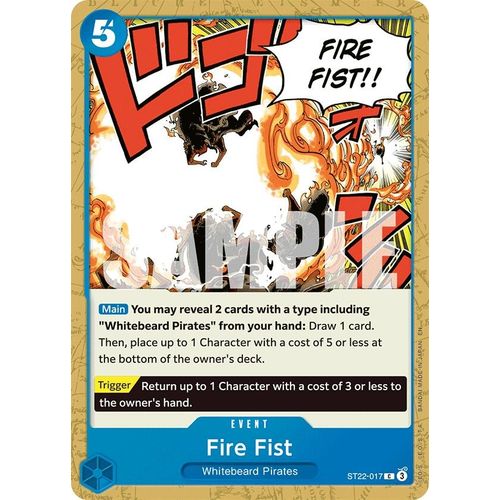 Fire Fist (ST22 - 017) (Starter Deck 22: Ace & Newgate) - PokéBox Australia