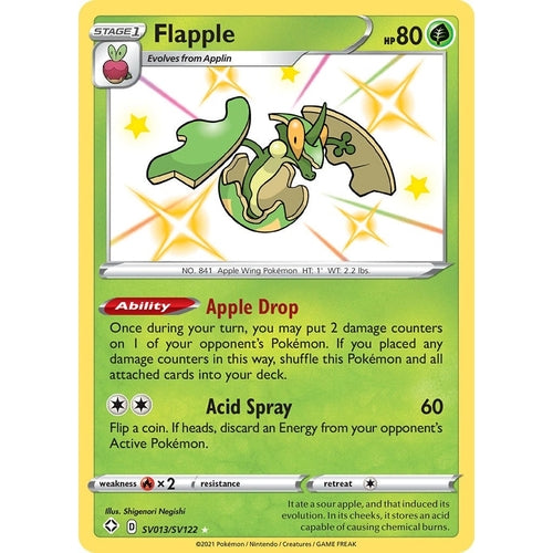 Flapple (SV013/SV122) (Shining Fates: Shiny Vault) - PokéBox Australia