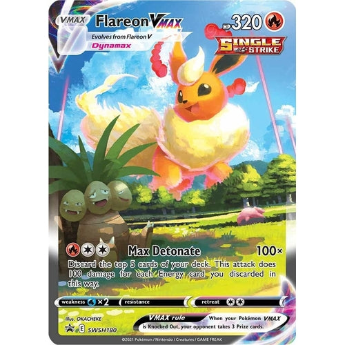 Flareon VMAX - SWSH180 (SWSH180) (SWSH: Sword & Shield Promo Cards) - PokéBox Australia