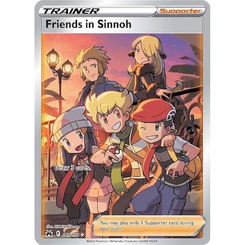 Friends in Sinnoh (Full Art) (149/159) (Crown Zenith) - PokéBox Australia
