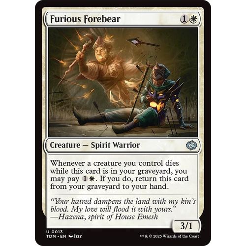 Furious Forebear (13) (Tarkir: Dragonstorm) - PokéBox Australia