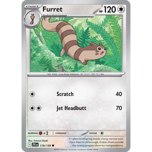 Furret (119/159) (SV09: Journey Together) - PokéBox Australia