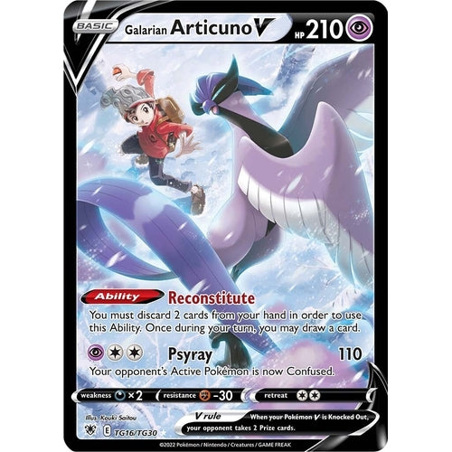 Galarian Articuno V (TG16/TG30) (SWSH10: Astral Radiance Trainer Gallery) - PokéBox Australia
