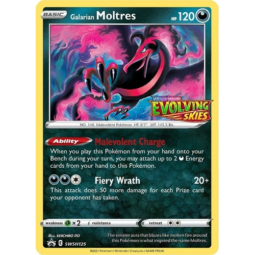 Galarian Moltres - SWSH125 (Prerelease) (SWSH125) (SWSH: Sword & Shield Promo Cards) - PokéBox Australia