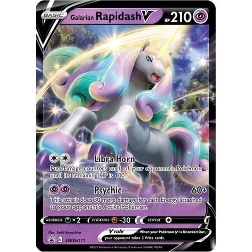 Galarian Rapidash V - SWSH111 (SWSH111) (SWSH: Sword & Shield Promo Cards) - PokéBox Australia