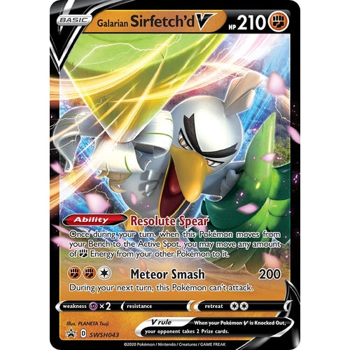 Galarian Sirfetch'd V - SWSH043 (SWSH043) (SWSH: Sword & Shield Promo Cards) - PokéBox Australia