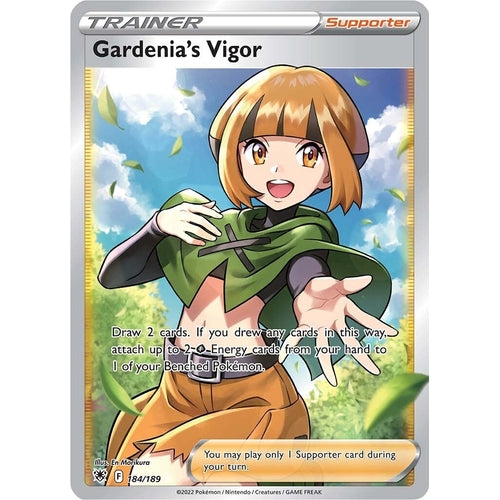 Gardenia's Vigor (Full Art) (184/189) (SWSH10: Astral Radiance) - PokéBox Australia