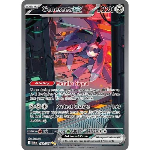 Genesect ex (169/086) (SV: Black Bolt) - PokéBox Australia