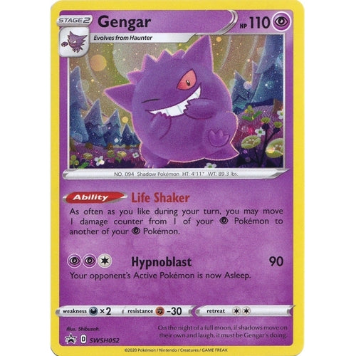 Gengar - SWSH052 (SWSH052) (SWSH: Sword & Shield Promo Cards) - PokéBox Australia