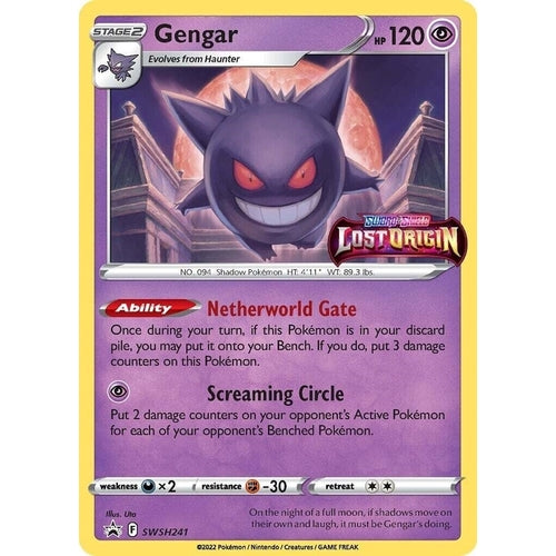 Gengar - SWSH241 (Prerelease) (SWSH241) (SWSH: Sword & Shield Promo Cards) - PokéBox Australia