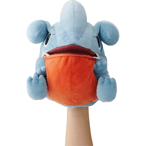 Gabite Biting Puppet Plush Toy - Pokémon Centre - PokéBox Australia